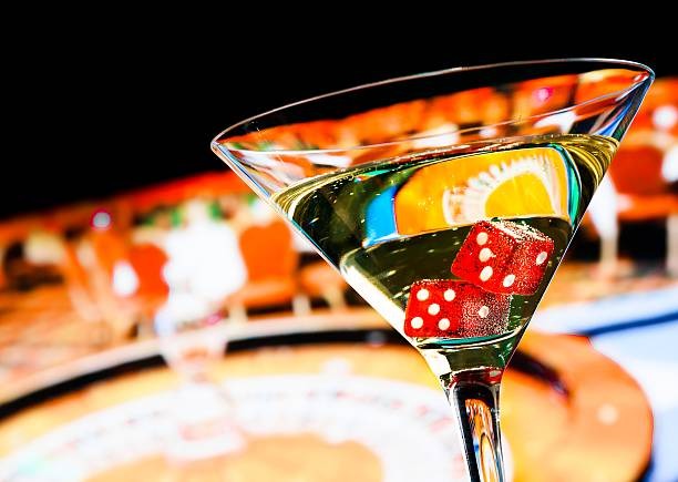 Dice rolling moment on brim live Sic Bo table